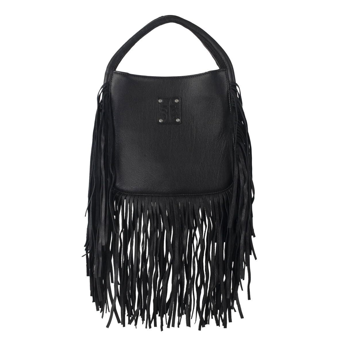 2665 Buffalo Leather Indie Sugar Satchel Bag With Removable/Adjustable